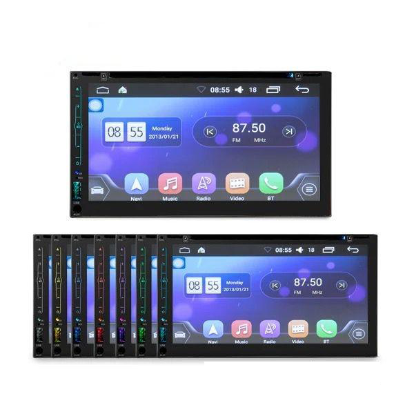 AUTORADIO ANDROID STEREO 2 DIN 7” POLLICI LETTORE CD DVD GPS WI-FI USB –  PROMOZIONI360