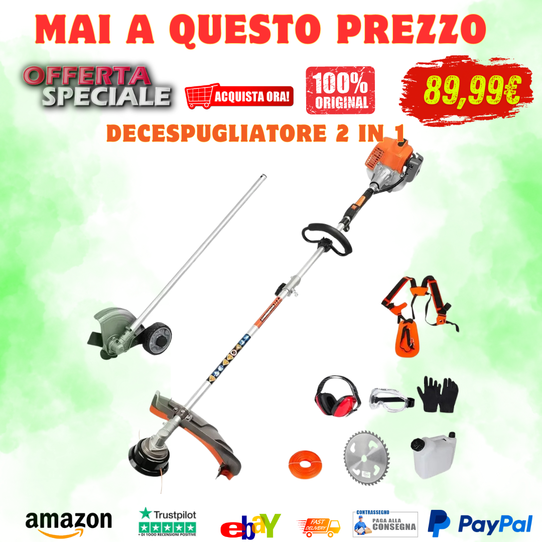 Decespugliatore 2 in 1