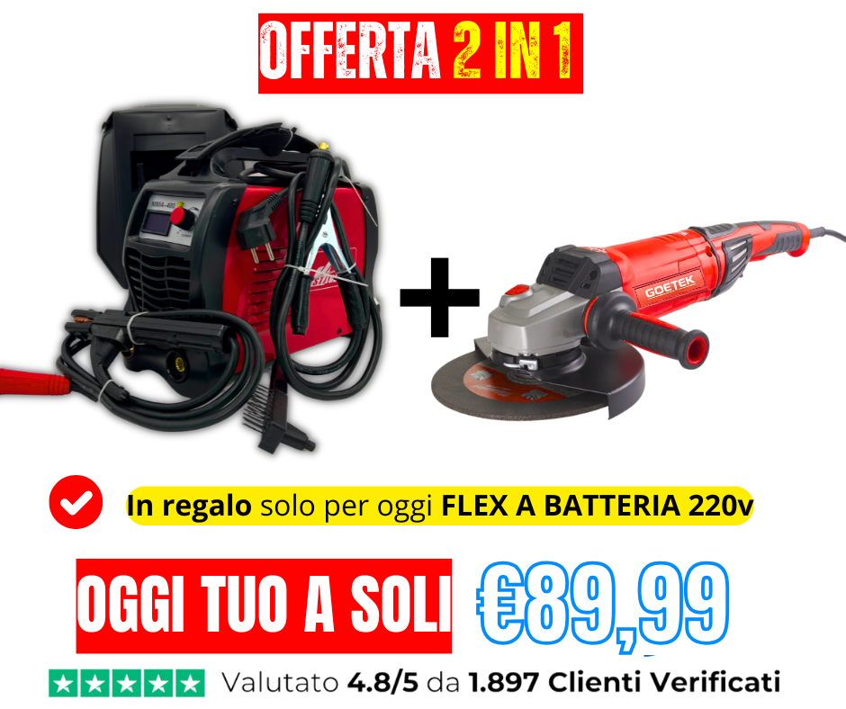 KIT 2 IN 1 SALDATRICE+FLEX220V