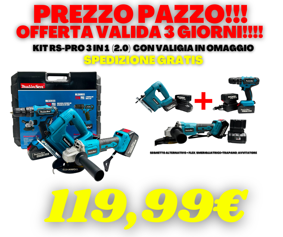 KIT RS-PRO 3IN1