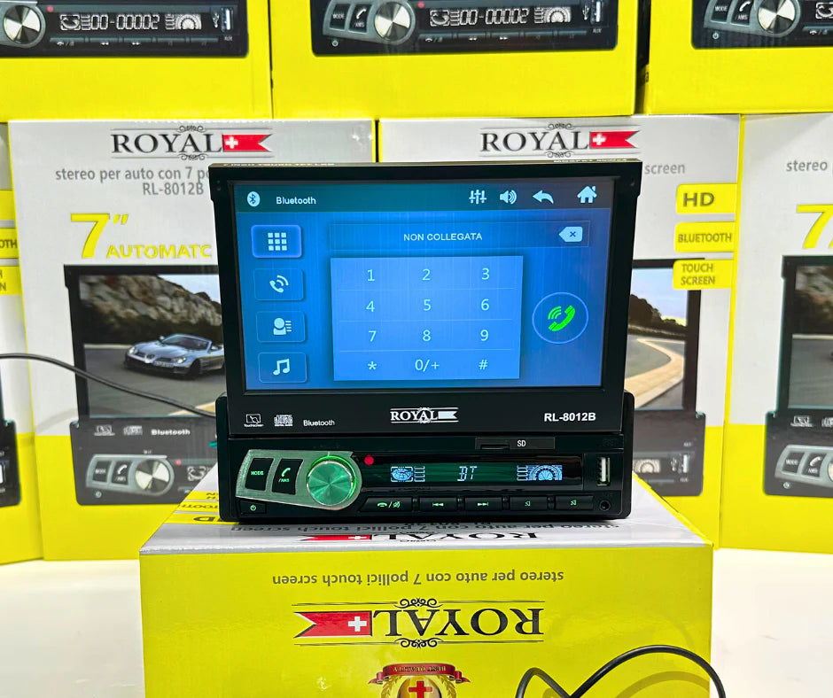 1 DIN MOTORIZZATO 7 POLLICI TOUCH SCREEN