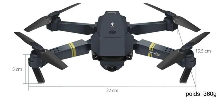 DRONE BLACK COMAND 711 CON TELECOMANDO