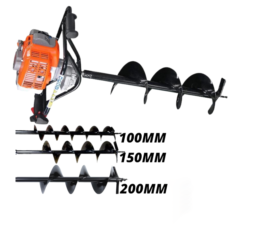 Mototrivella 52cc A Scoppio Incluso 3 Punte 100/150/200 mm